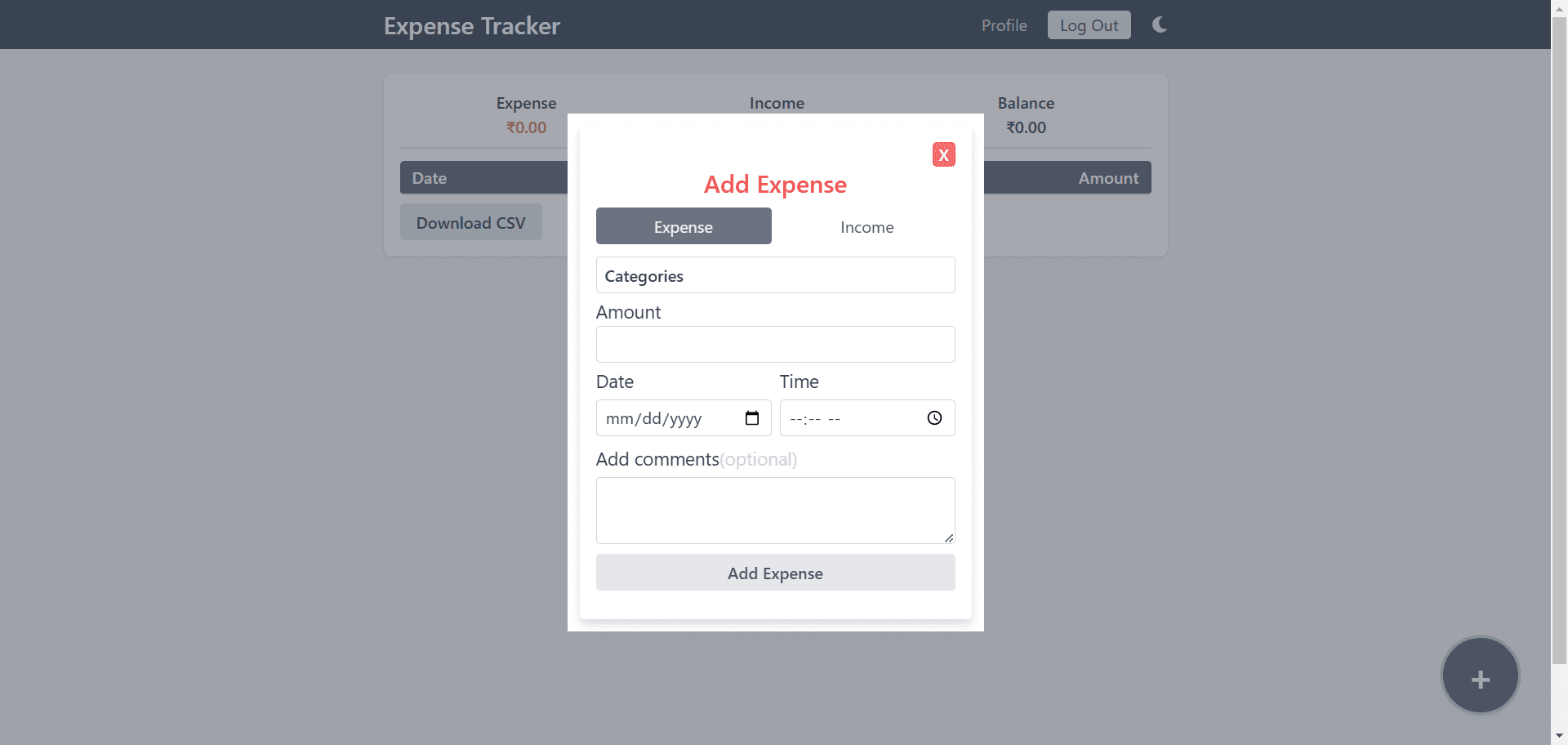 Expense Tracker